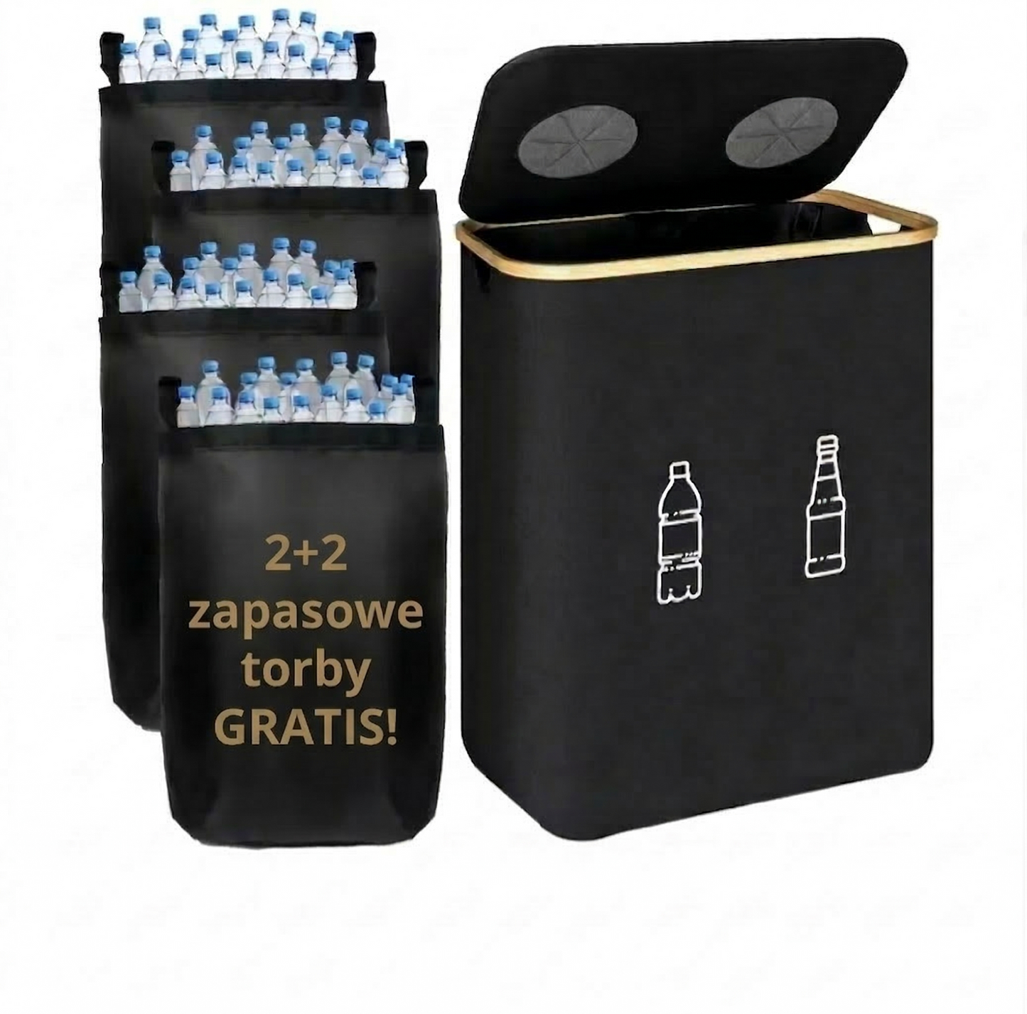 Kosz na butelki 160L